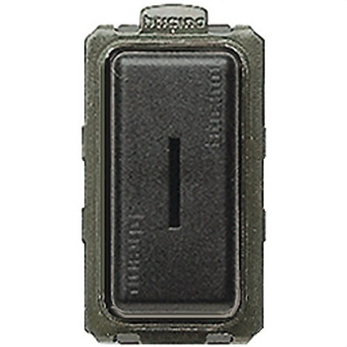 Desviador 1P 16A Compatible Bticino Living Light - 2 Unidades, Color Negro, Para Instalaciones Eléctricas