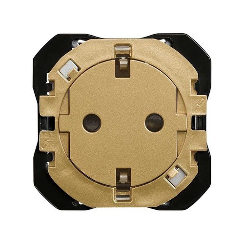 Simon Base Schuko con Toma de Tierra y Dispositivo de Seguridad 16A