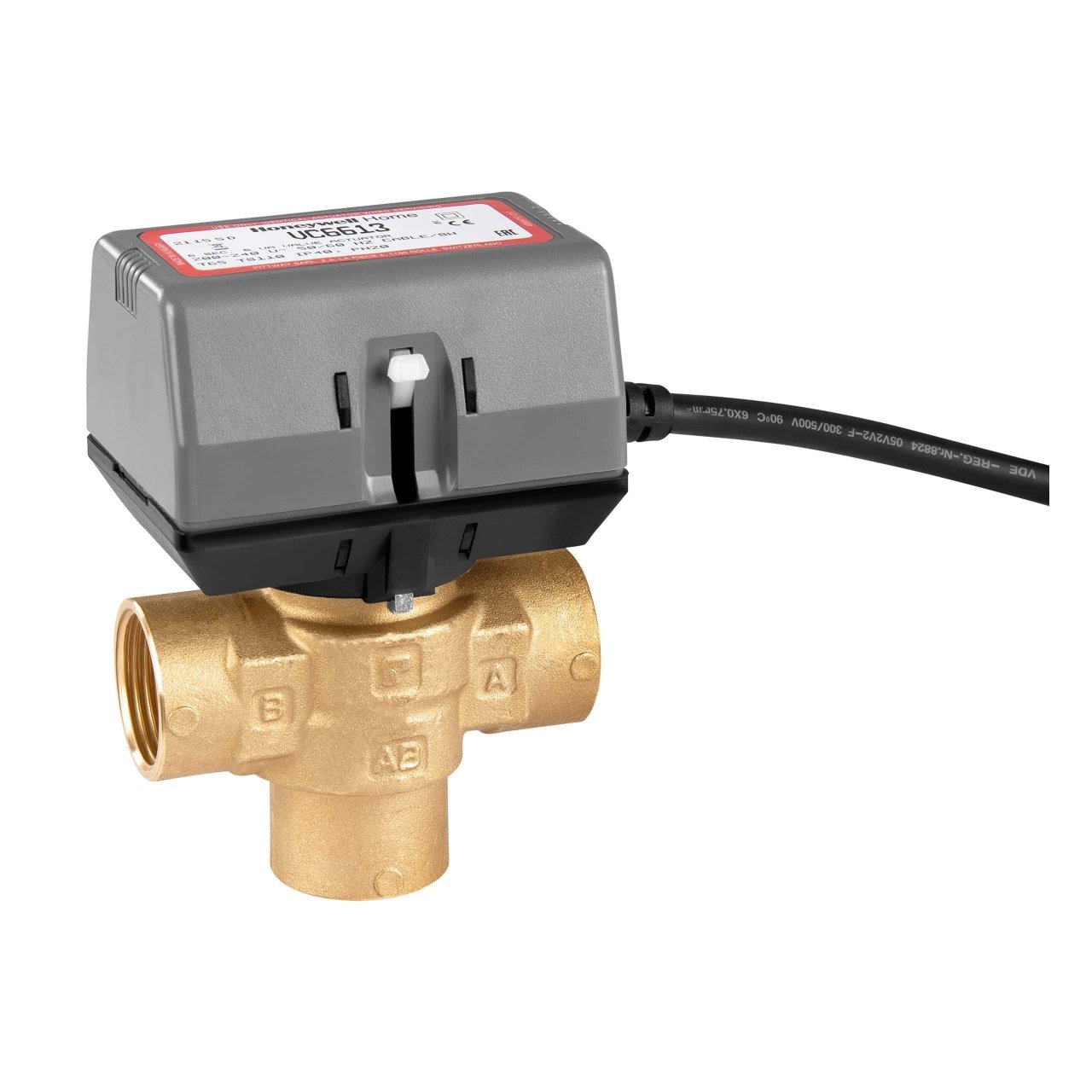 Motorisiertes 2-Wege-Zonenventil 3/4" (1,9 Cm) Schweiß - Normalerweise Geschlossen, 24V AC, Ersatz Für Honeywell V8043e