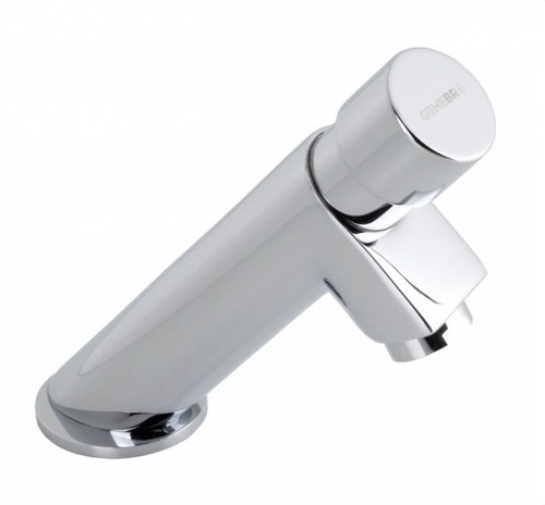 GENEBRE IPSON Chrome Timed Basin Tap with Push Button GroupSumi