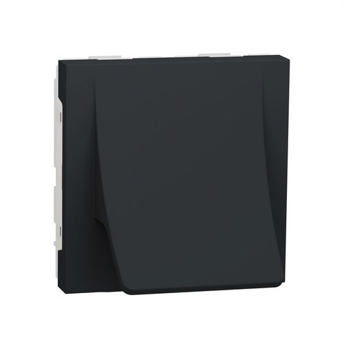 Schneider Electric 2-Module Cable Outlet Anthracite Unica SCHNEIDER ...
