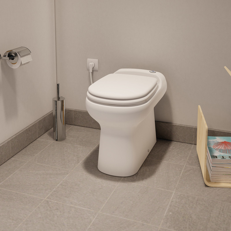 Toilette Mit Integriertem Zerkleinerer