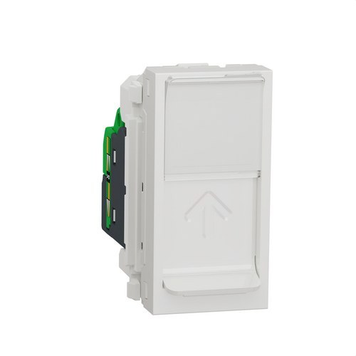 SCHNEIDER ELECTRIC RJ45 Socket Cat 5E UTP 1 Module Polar White ...