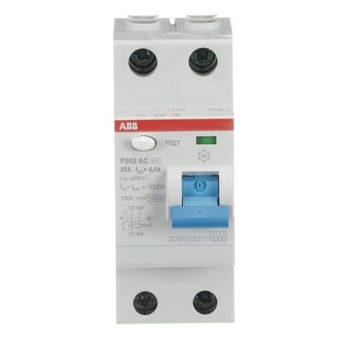 ABB 2P 25A AC Class 300mA RCD - GroupSumi | GroupSumi